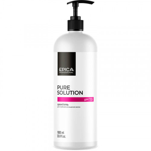 Шампунь для глубокого очищения волос «PURE SOLUTION» — EPICA, 1000 мл  