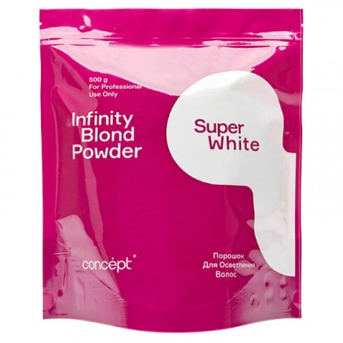 Порошок для осветления волос Infinity Super white, Concept 500 г  
