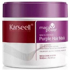 Фиолетовая маска для нейтрализации желтизны волос Maca Power Purple, Karseell
