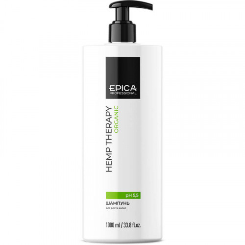 Шампунь для роста волос «HEMP THERAPY Organic» — EPICA  