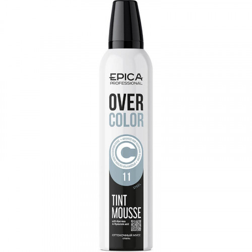 Оттеночный мусс для волос «Сталь» 11 «OVERCOLOR» — EPICA, 250 мл  